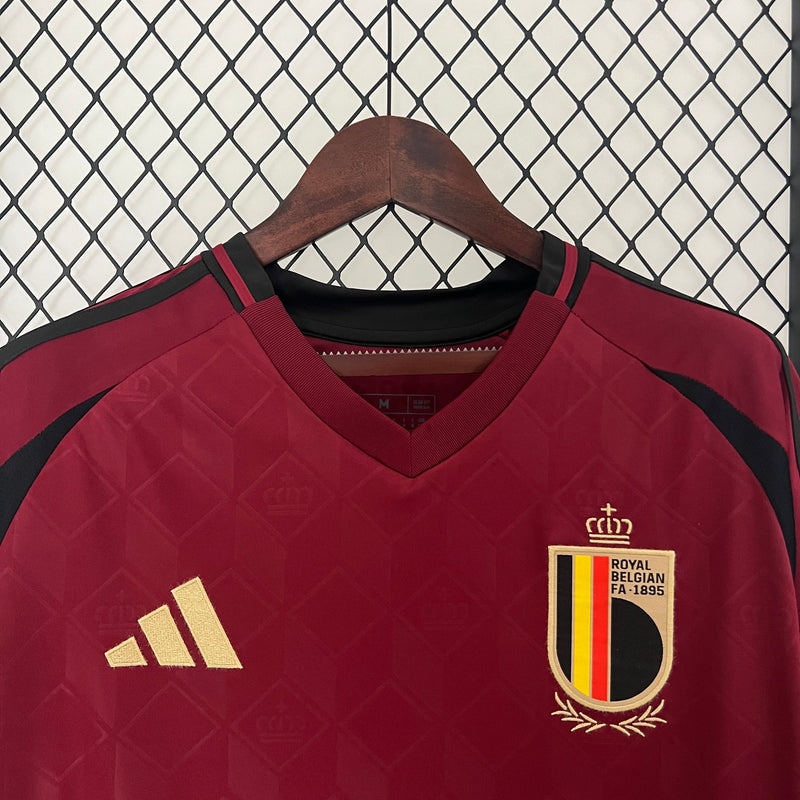 Camisa Seleção Bélgica I - Masculina 24/25 - Versão Torcedor