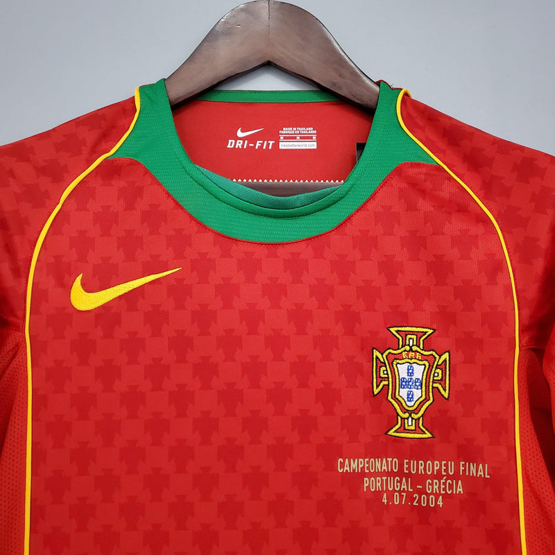 Camisa Retrô Seleção Portugal 2004