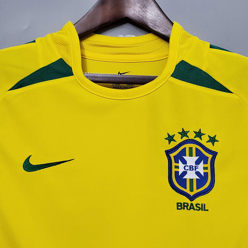 Camisa Retrô Seleção Brasil 2002