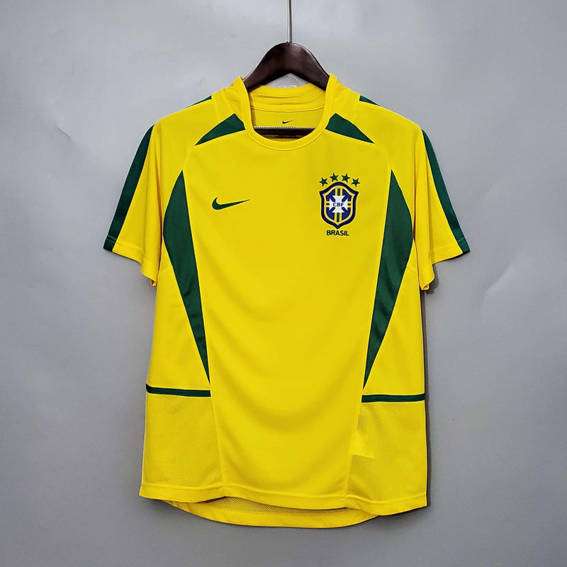 Camisa Retrô Seleção Brasil 2002