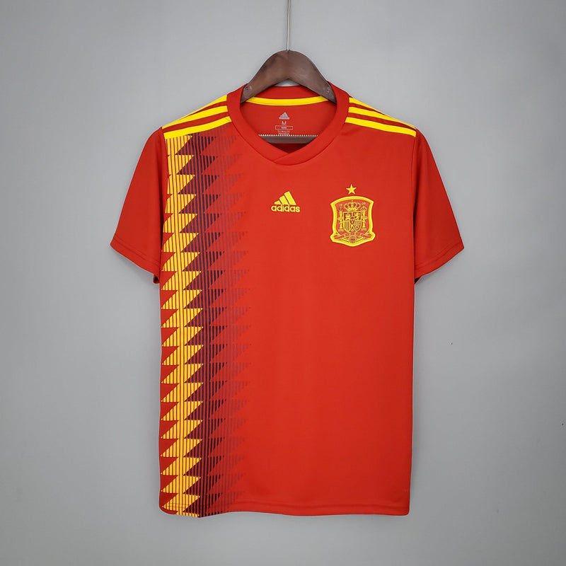 Camisa Retrô Seleção Espanha 2018