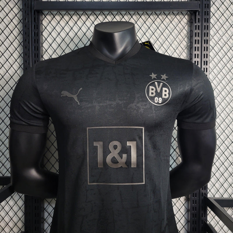 Camisa Borussia Dortmund Especial All Black - Masculina 23/24 - Versão Jogador