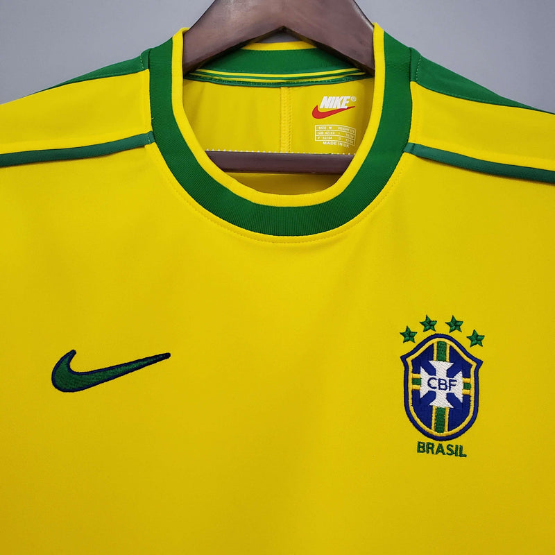 Camisa Retrô Seleção Brasil 1998