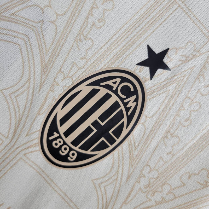 CAMISA LANÇAMENTO DO MILAN 24/25 BEGE