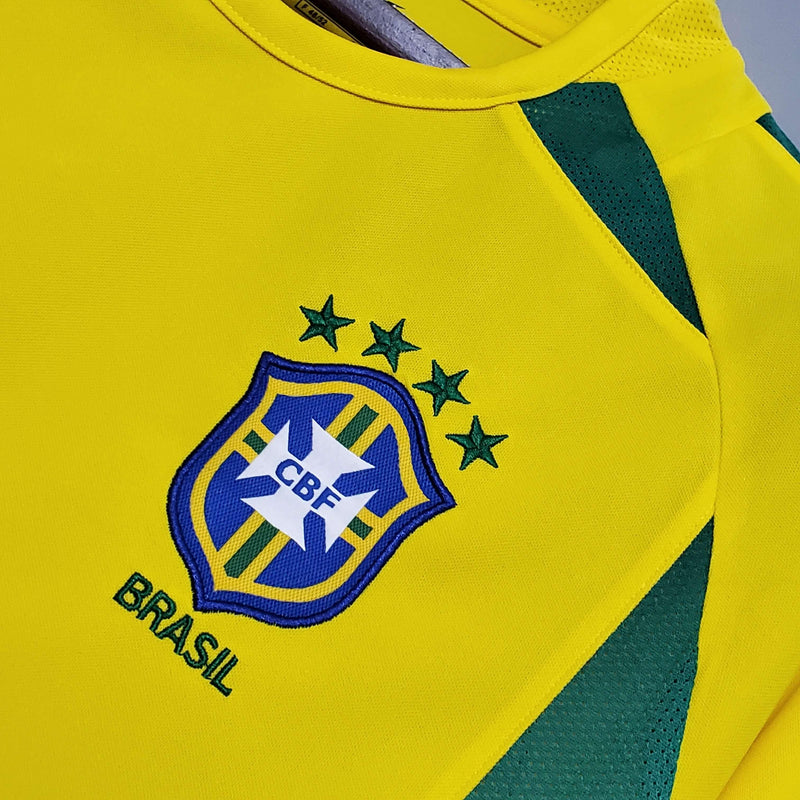 Camisa Retrô Seleção Brasil 2002