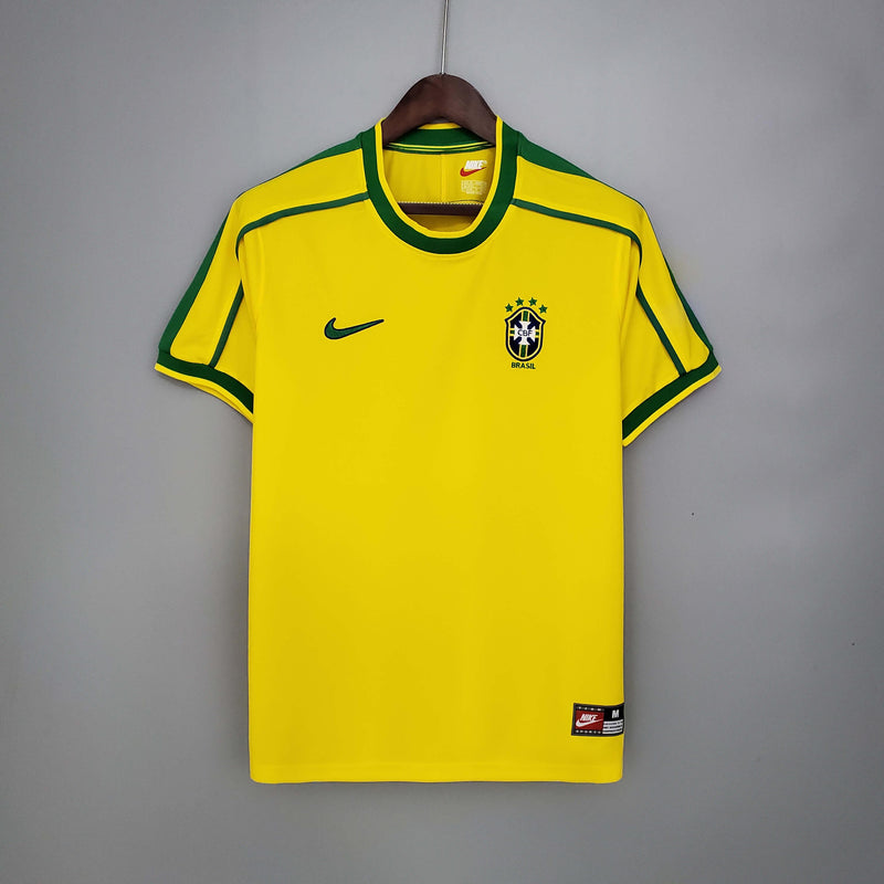 Camisa Retrô Seleção Brasil 1998