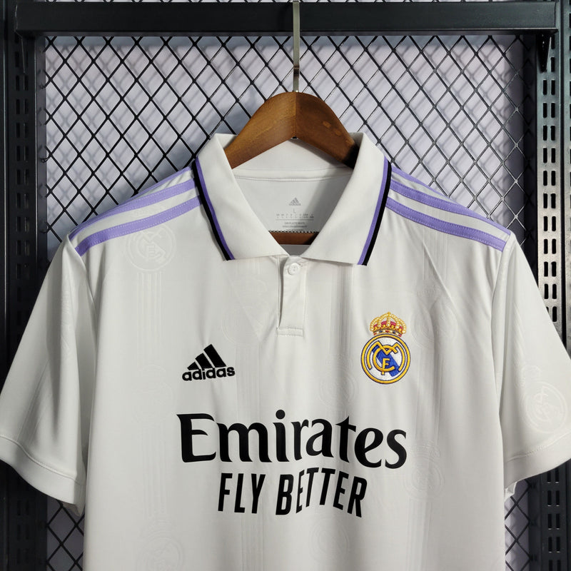 Camisa Real Madrid I - Masculina 22/23 - Versão Torcedor