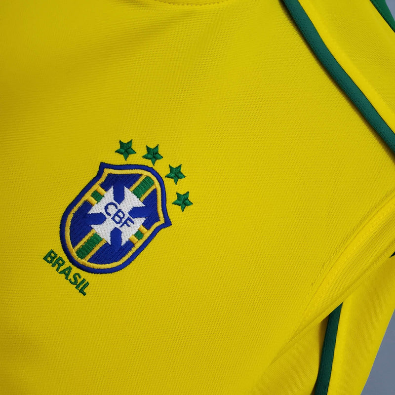 Camisa Retrô Seleção Brasil 1998